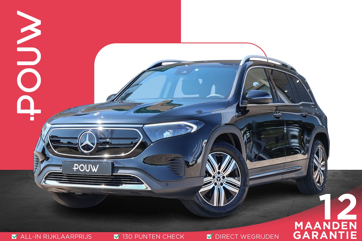 Mercedes-Benz EQB - 300 228pk 4MATIC Luxury Line 67 kWh | Camera | Navigatie | Carplay | PDC | Cruise Control - AutoWereld.nl
