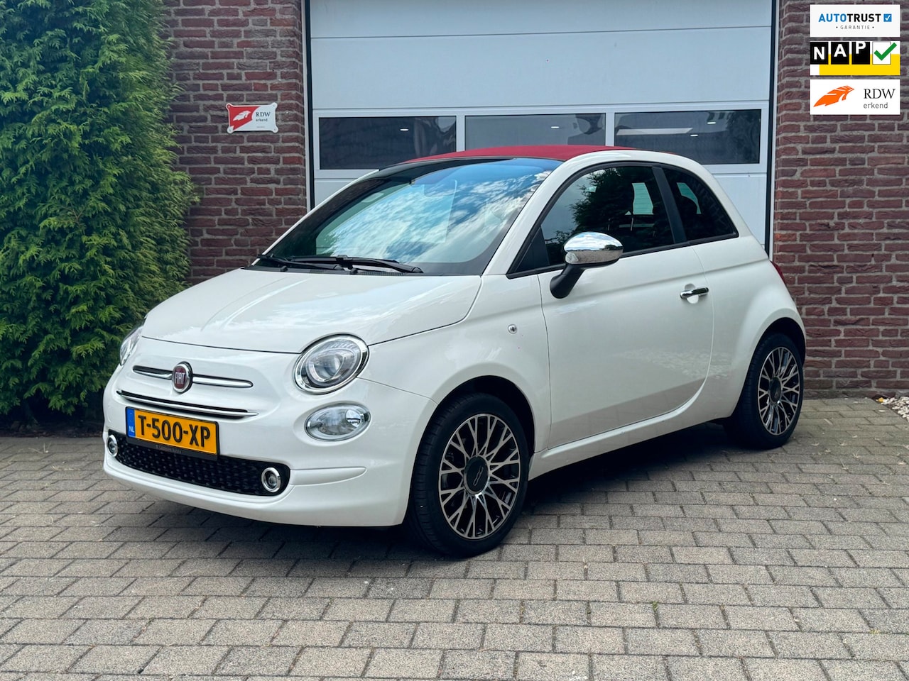 Fiat 500 C - 1.0 Hybrid|Carplay|Cruise|PDC| - AutoWereld.nl