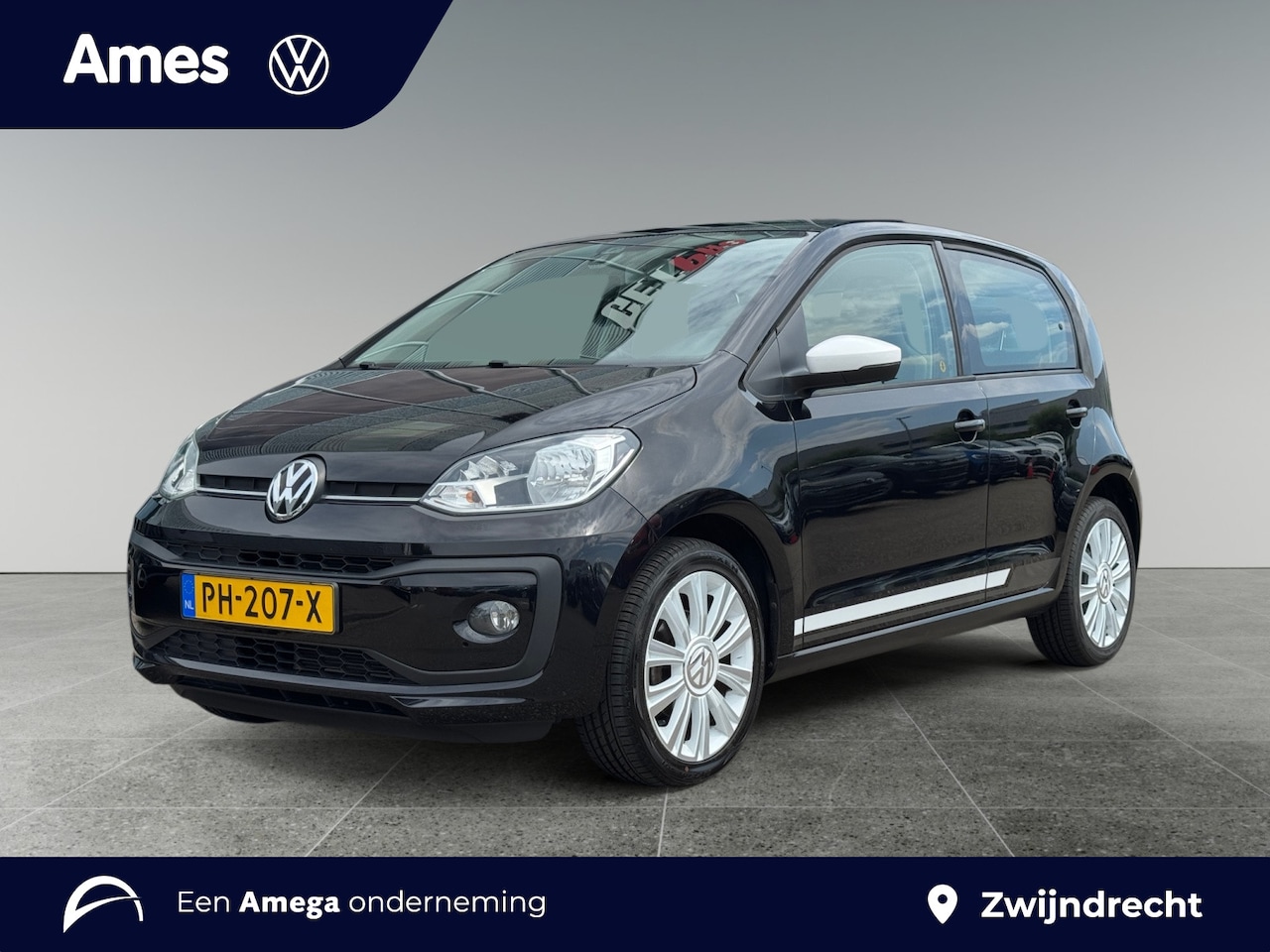 Volkswagen Up! - 1.0 60pk BMT high up! Climatronic | Stoelverwarming | Parkeerhulp - AutoWereld.nl