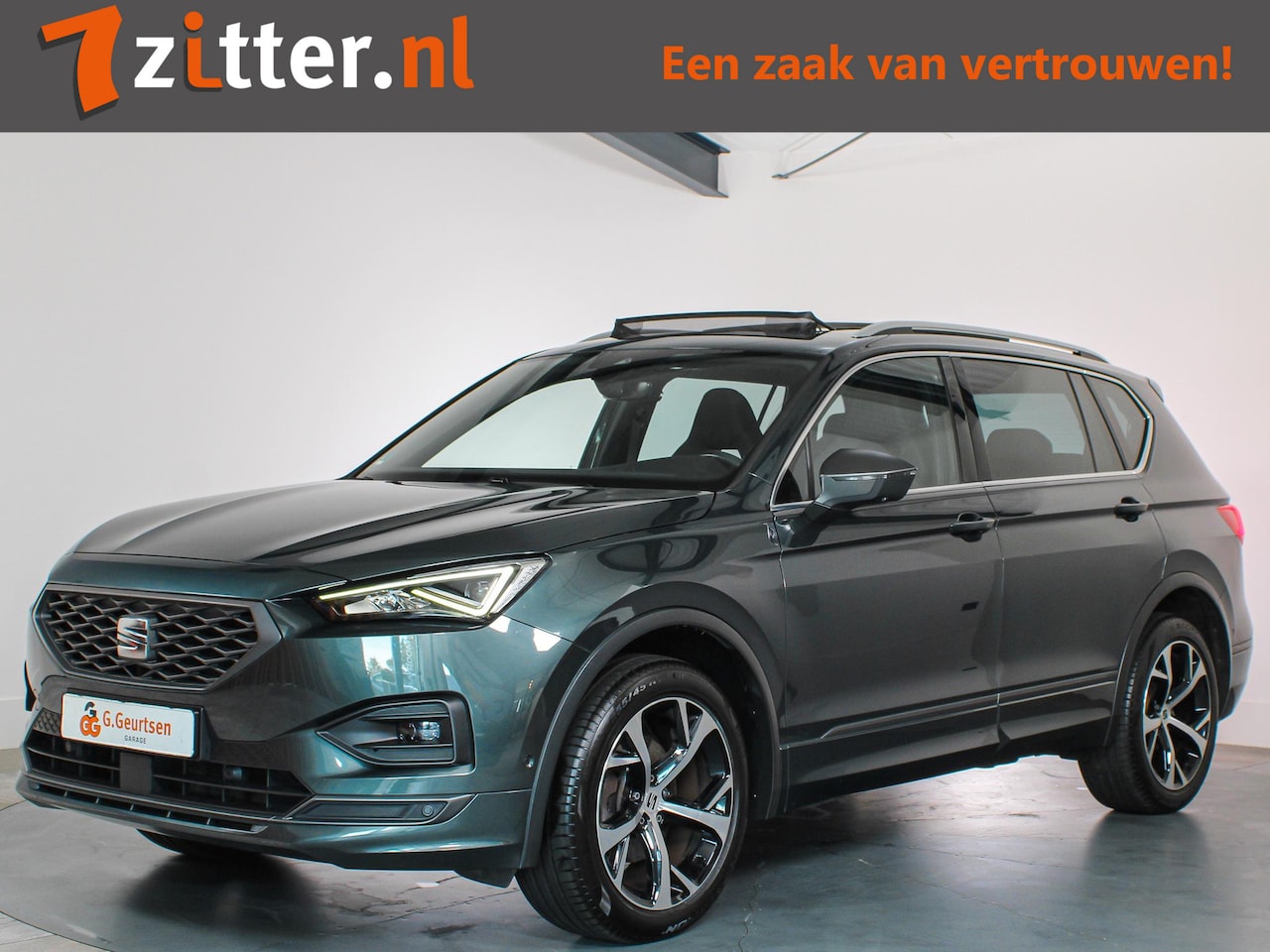 SEAT Tarraco - 1.5 TSI FR 7-Persoons Panoramadak, Trekhaak, Standkachel, ACC, Memory, Unieke kleur! - AutoWereld.nl
