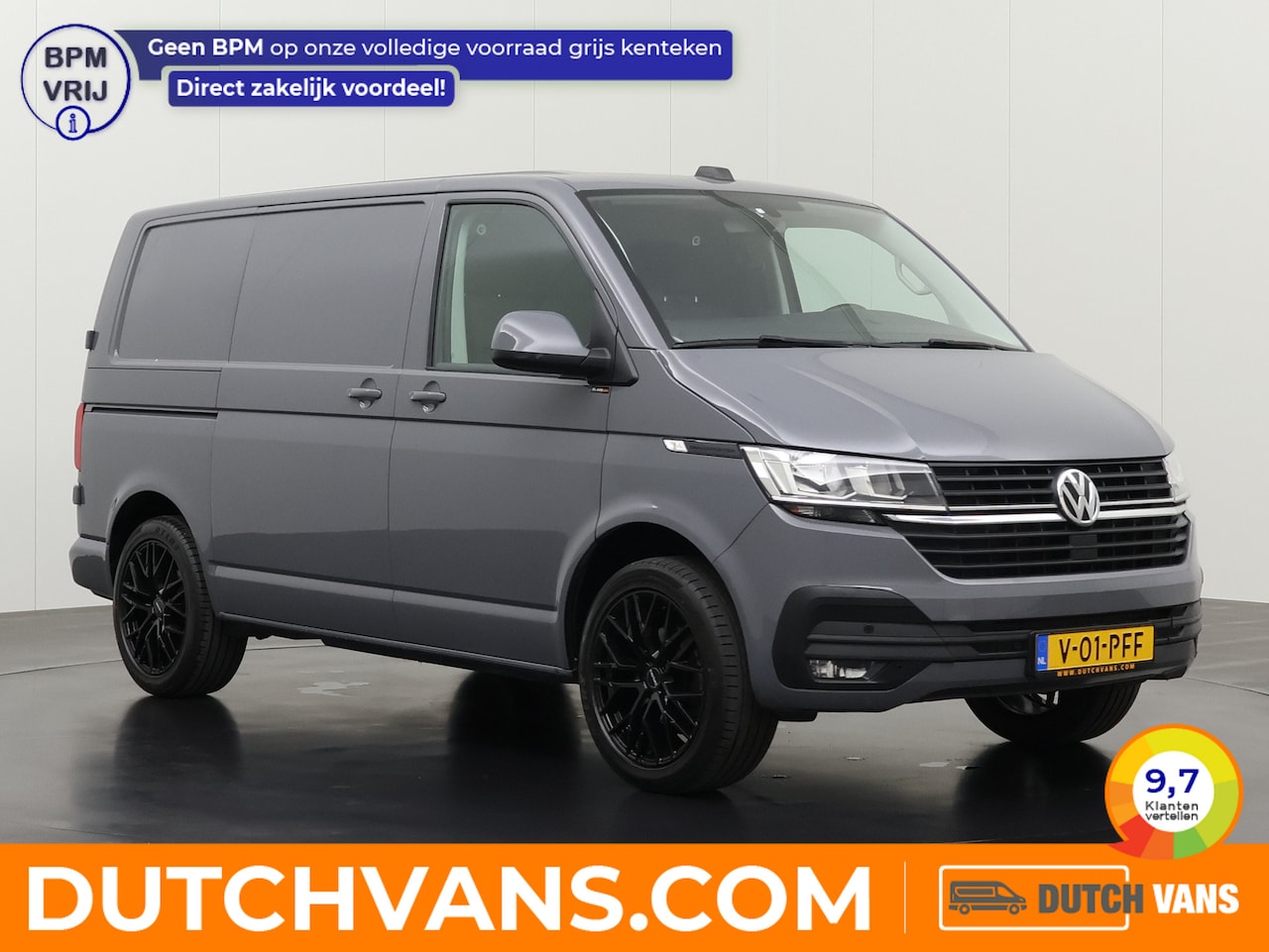 Volkswagen Transporter - 2.0TDi 150PK Business | Achterdeuren | Navigatie | Camera | Airco | 3-Zits | Cruise - AutoWereld.nl