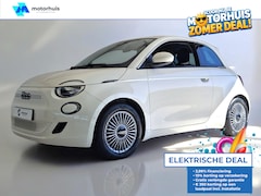 Fiat 500e - 42kWh 118pk PDC CAMERA LMV CARPLAY STOELVERWARMING Automaat