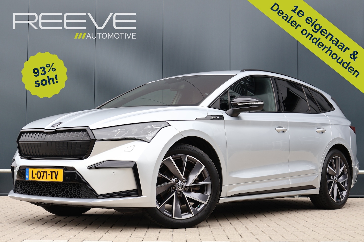 Skoda Enyaq iV - 60 Sportline 93% SOH | Trekhaak | Camera | Matrix Led | Sfeerverlichting - AutoWereld.nl