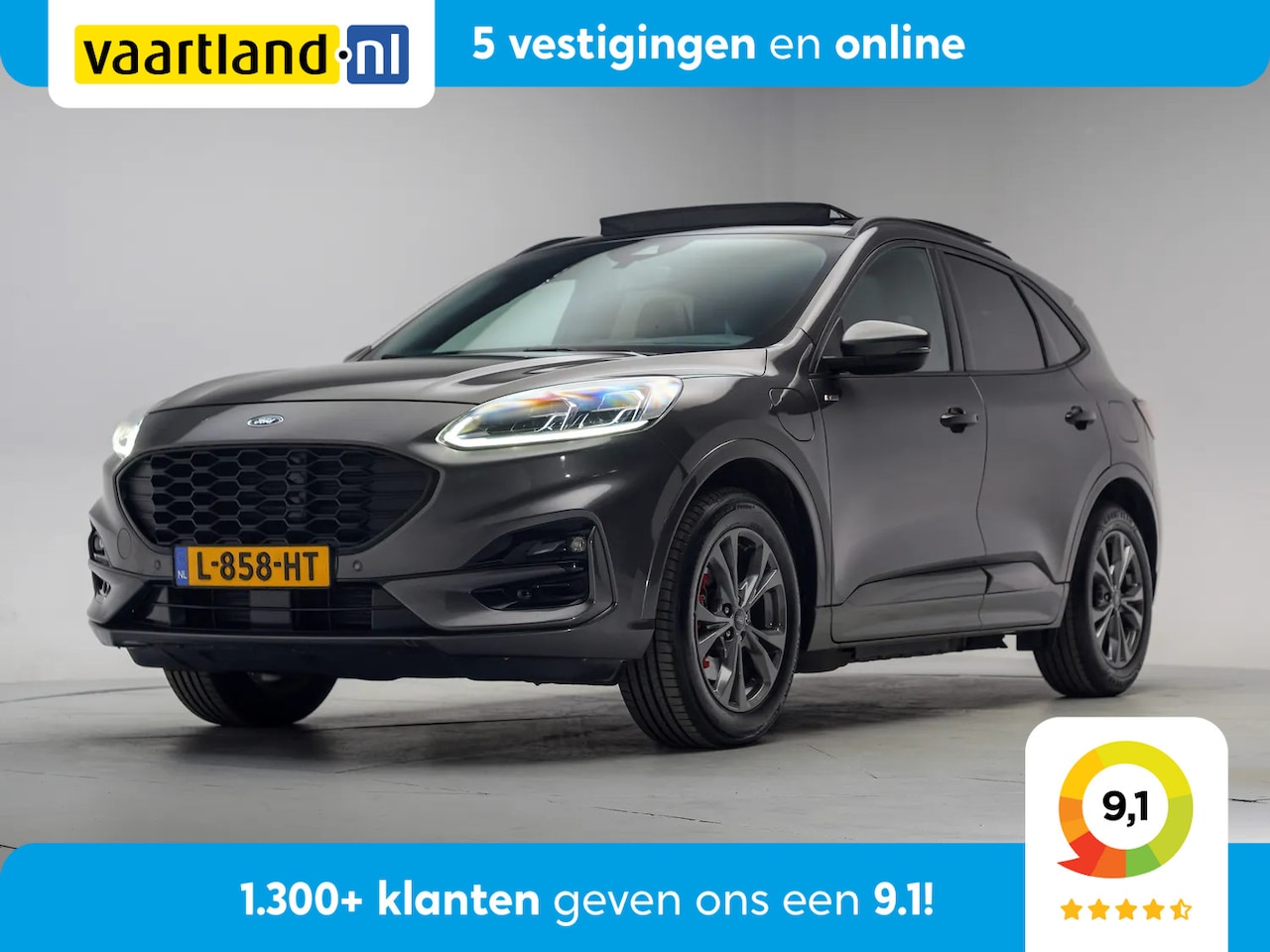 Ford Kuga - 2.5 PHEV ST-Line X Aut. [ Panoramadak Camera Winterpakket ] - AutoWereld.nl