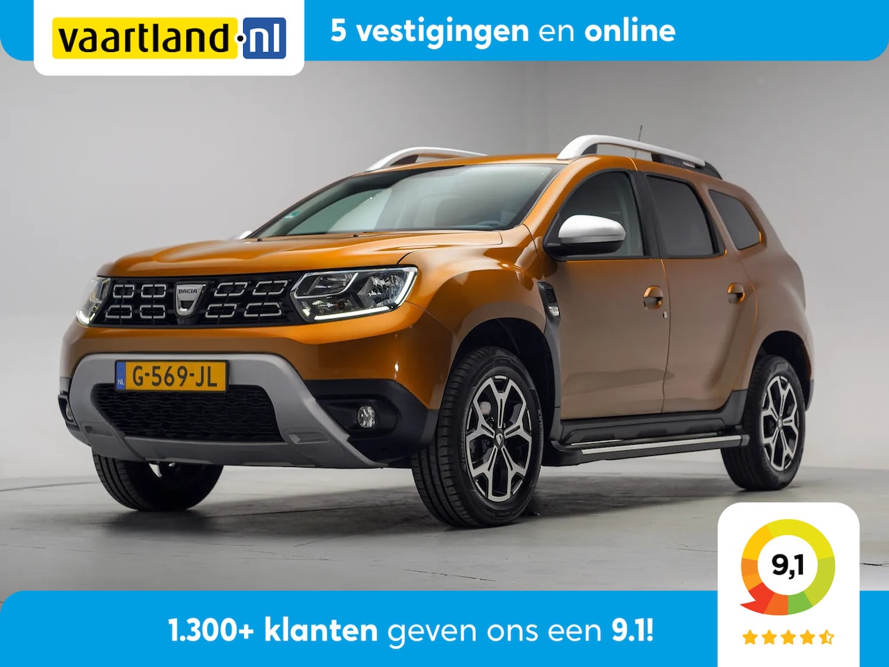Dacia Duster - 1.3 TCe Prestige [ Navigatie Leder Camera Trekhaak ] - AutoWereld.nl