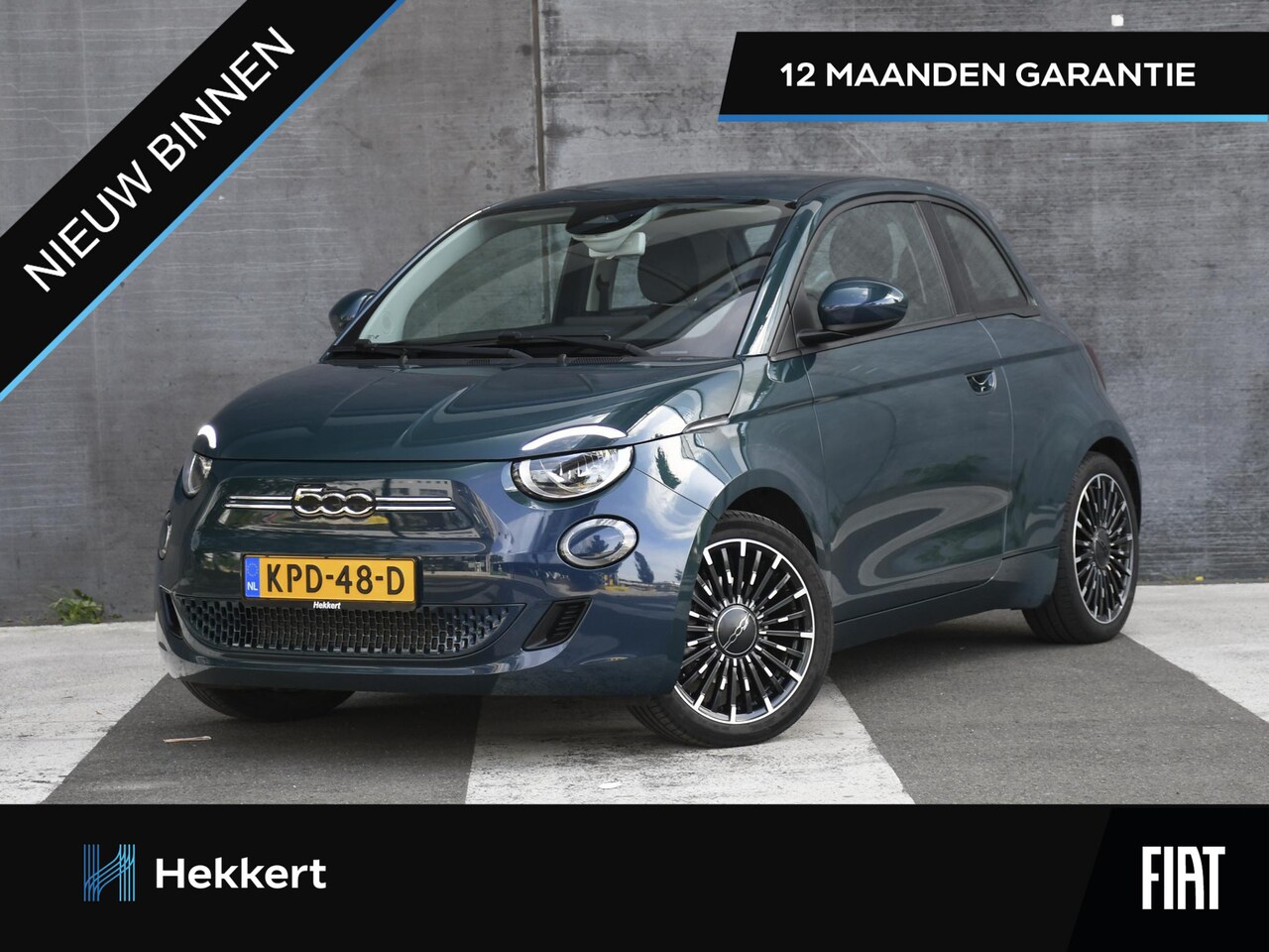 Fiat 500e - Icon 42 kWh 118pk Automaat CRUISE.C | CAMERA | 17''LM | KEYLESS | NAVI | APPLE-CARPLAY - AutoWereld.nl