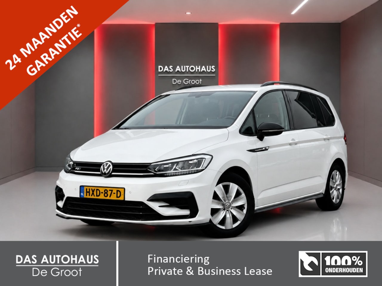 Volkswagen Touran - 1.5 TSI 150pk DSG R-Line Black Style 7p. | ACC | Elk Trekhaak - AutoWereld.nl