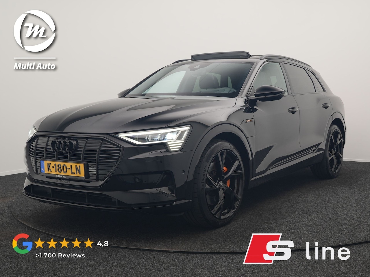 Audi e-tron - 50 Quattro S Line 71 kWh 313pk Dealer O.H. | Panodak | Luchtvering | Head Up | Adaptive Cr - AutoWereld.nl