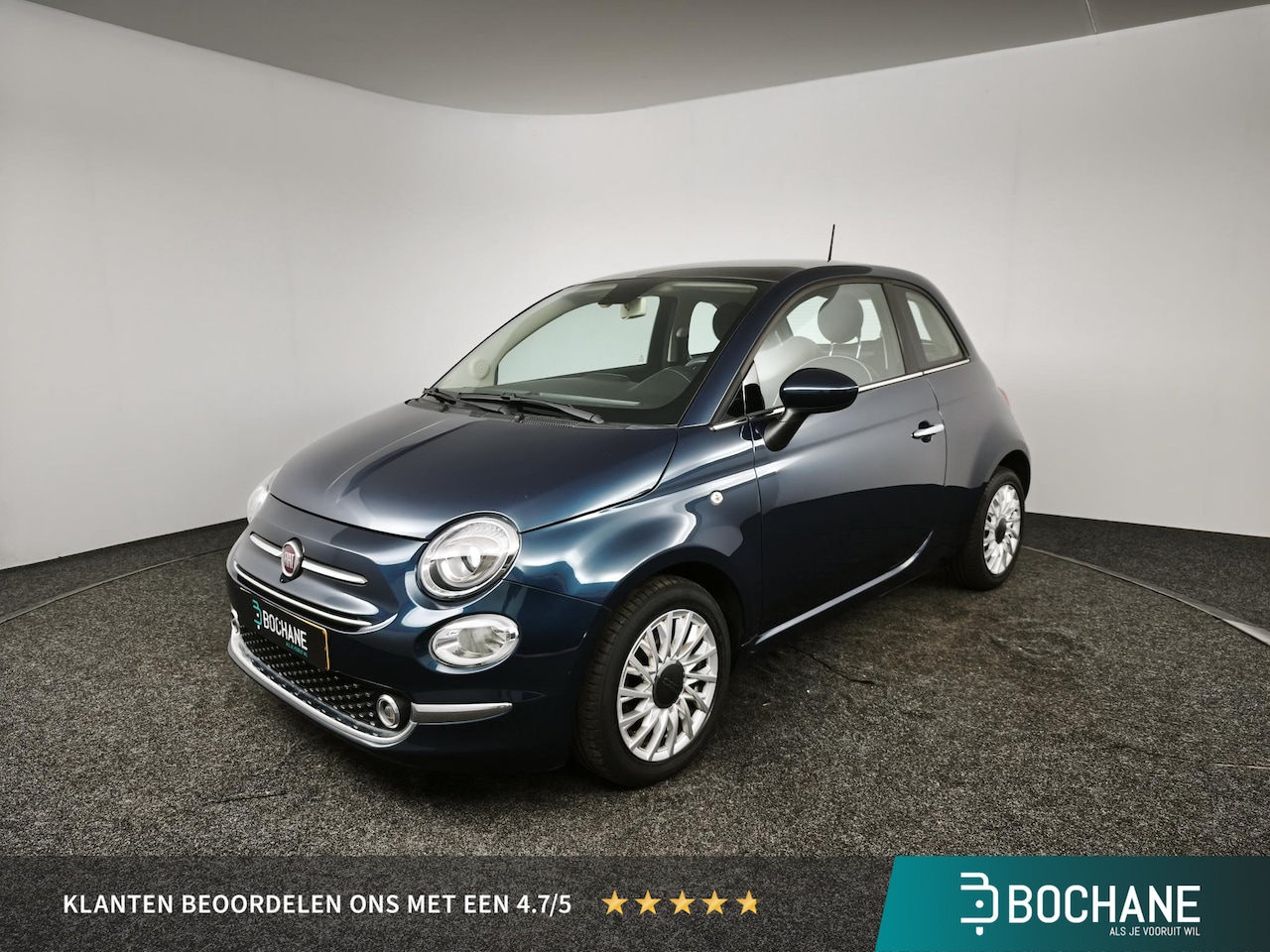 Fiat 500 - 0.9 TwinAir Turbo Lounge | Navigatie | Panoramadak | Parkeersensoren | - AutoWereld.nl