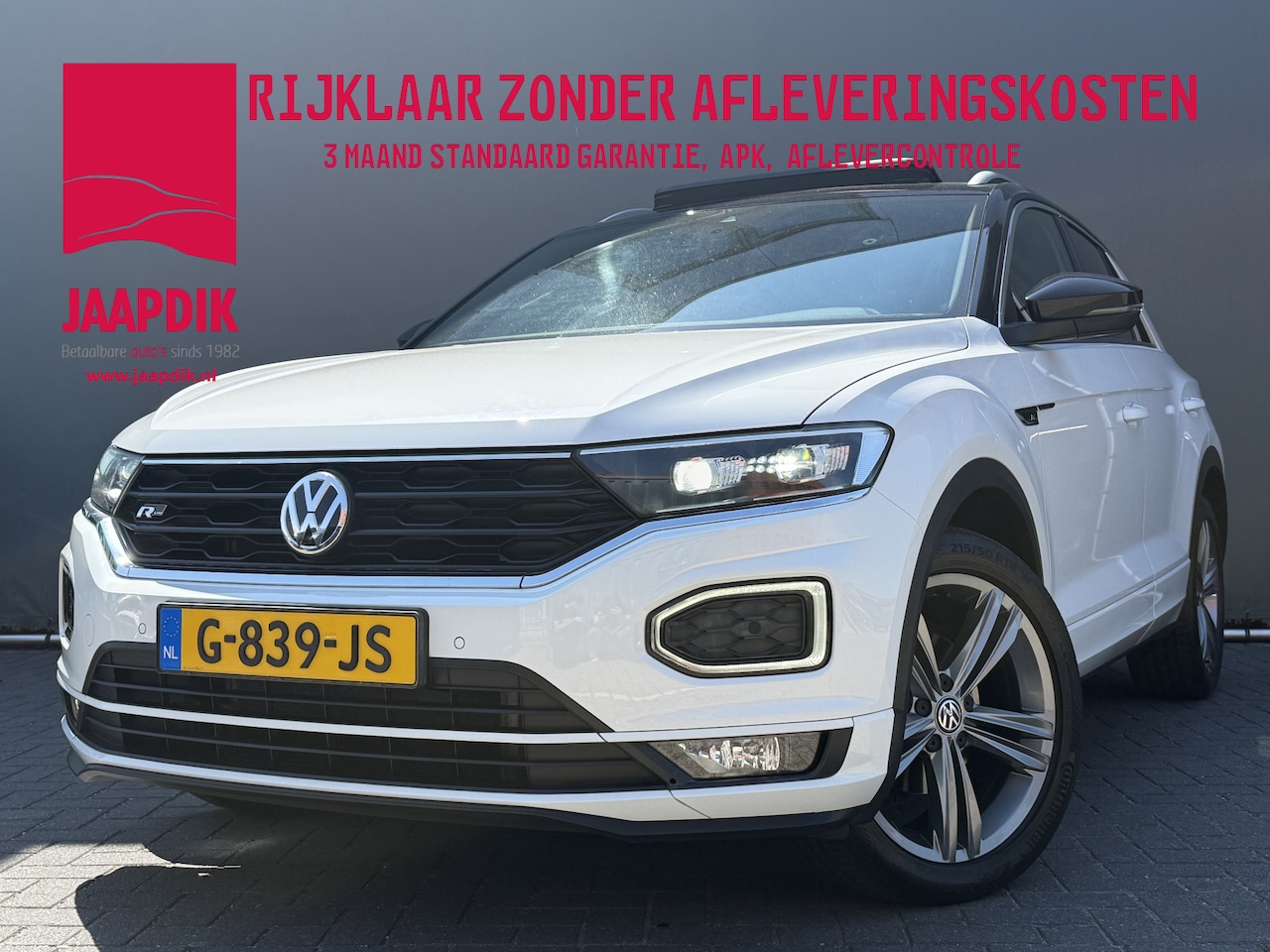 Volkswagen T-Roc - BWJ 2019 1.5 TSI 150 PK Sport R-LINE FULL LED | PANO | ADAPTIVE CRUISE | CAMERA | DAB + | - AutoWereld.nl