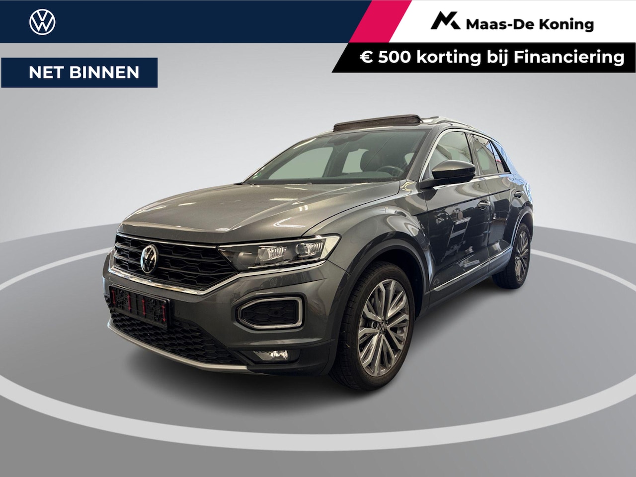 Volkswagen T-Roc - 1.5 TSI 150pk DSG Sport · Panoramadak · Camera · Stoelverwarming · Elek. Achterklep · ACC - AutoWereld.nl