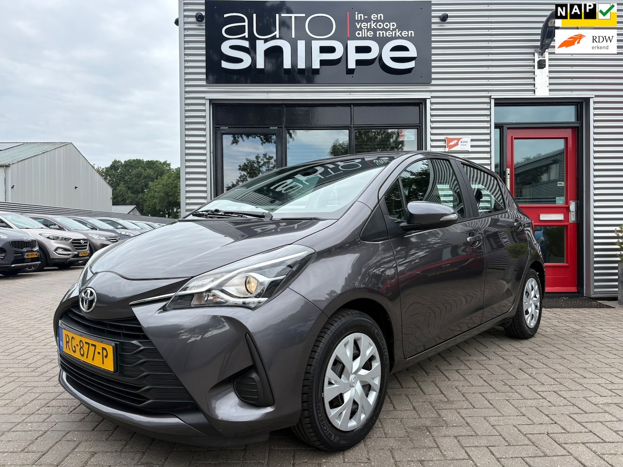 Toyota Yaris - 1.0 VVT-i Aspiration -5DRS.-CLIMA-CRUISECONTROL-CAMERA-BLUETOOTH-TREKHAAK-ORIGINEEL NEDERL - AutoWereld.nl
