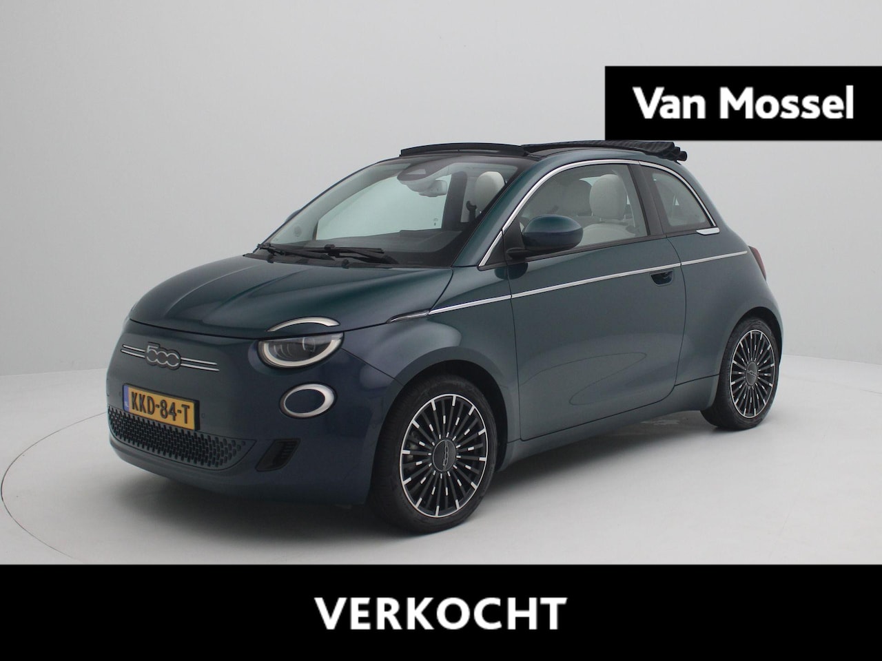 Fiat 500 C - La Prima 42 kWh | Apple Carplay/Android Auto | Camera | Stoelverwarming | Led Verlichting - AutoWereld.nl