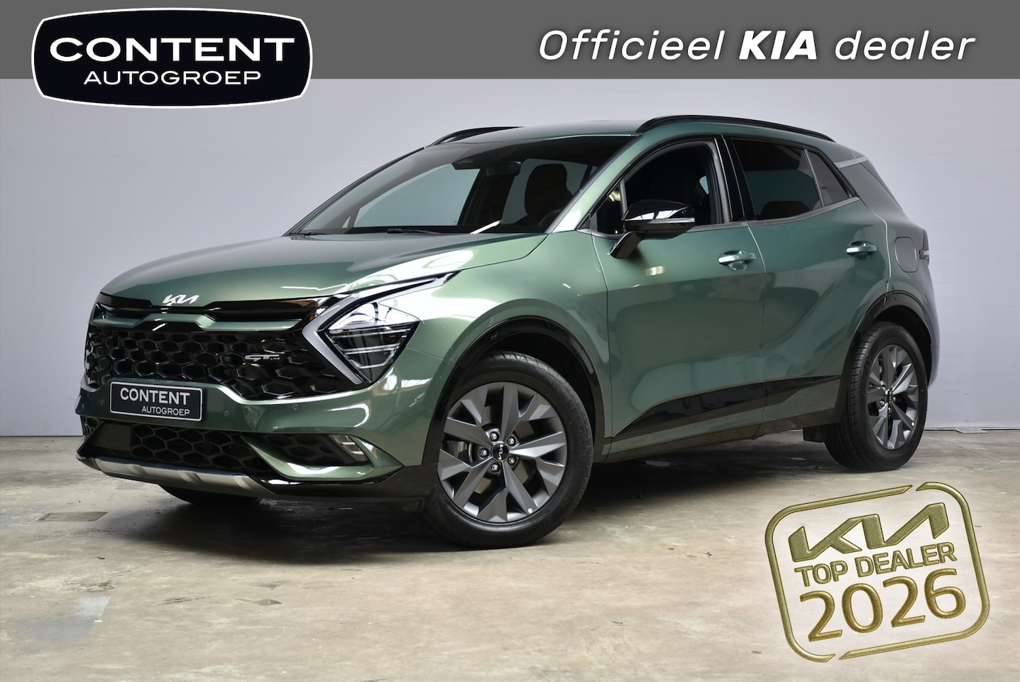 Kia Sportage - 1.6 Hybrid AT6 GT-Line |Navi |Cruise |Clima - AutoWereld.nl