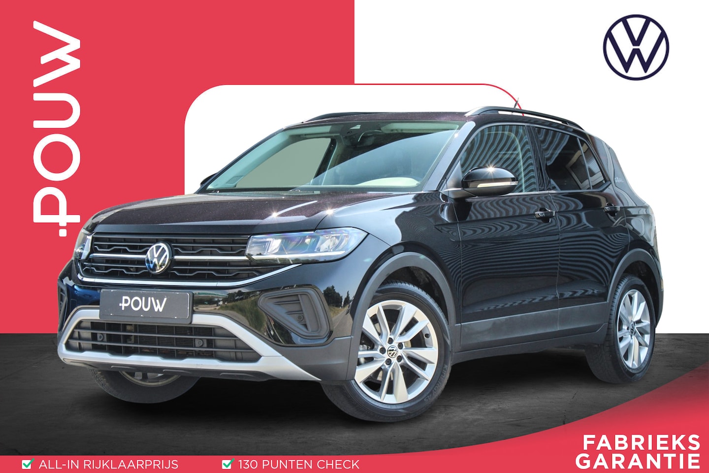 Volkswagen T-Cross - 1.0 TSI 95pk Life "Goal" | Draadloos CarPlay Android Auto & opladen | Stoelverwarming - AutoWereld.nl