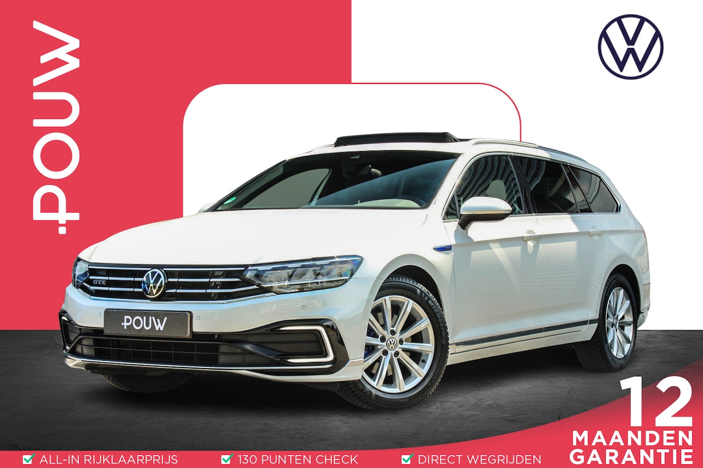 Volkswagen Passat Variant - 1.4 TSI 218pk DSG GTE Business | Panoramadak | Trekhaak Afneembaar | Elek. Stoelen | Allse - AutoWereld.nl