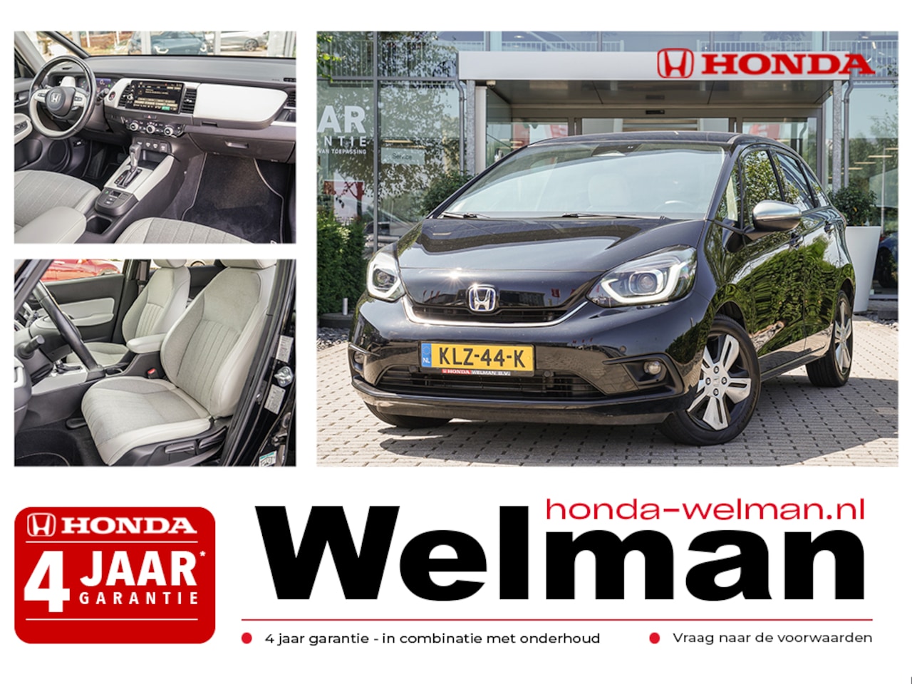 Honda Jazz - 1.5i e:HEV EXECUTIVE - AUTOMAAT - CAMERA - FULL HYBRID - AutoWereld.nl