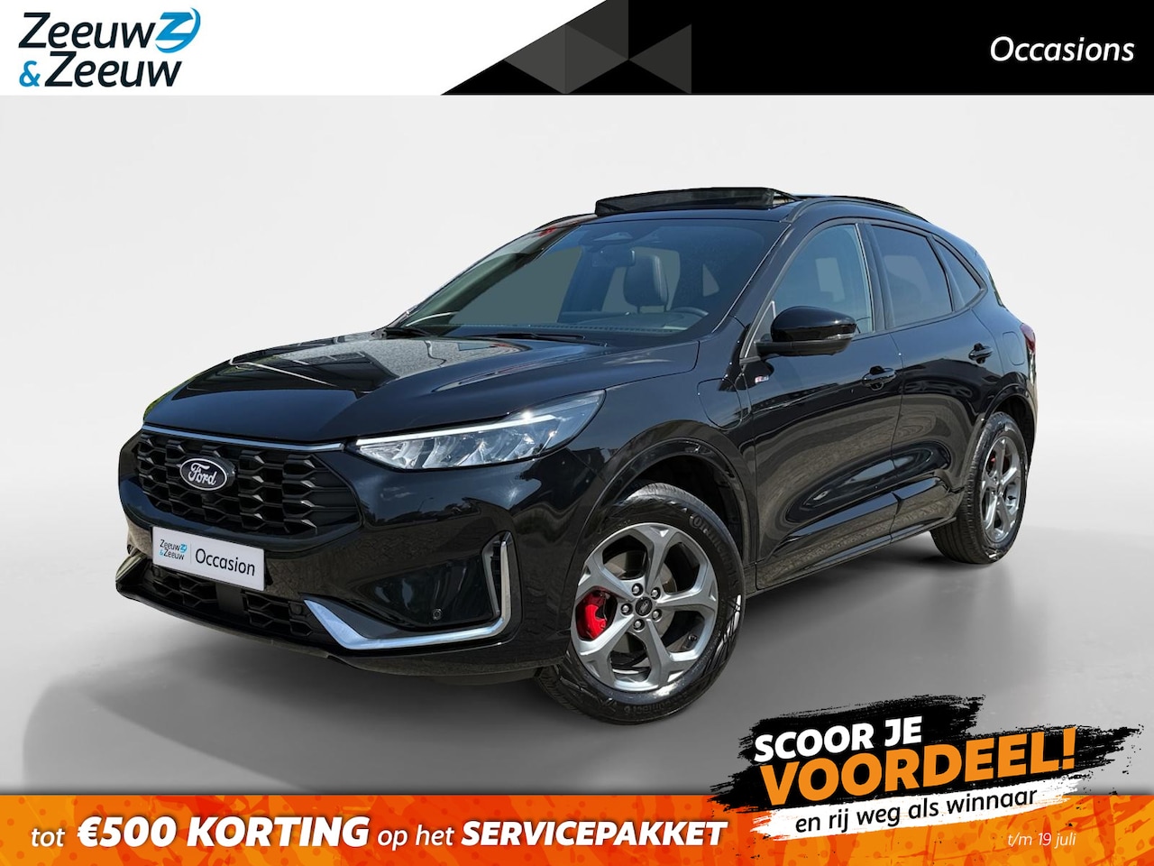Ford Kuga - 2.5 PHEV ST-Line X | Winter Pack | Panoramadak | 360 ° Camera | BLIS | Apple Carplay & And - AutoWereld.nl