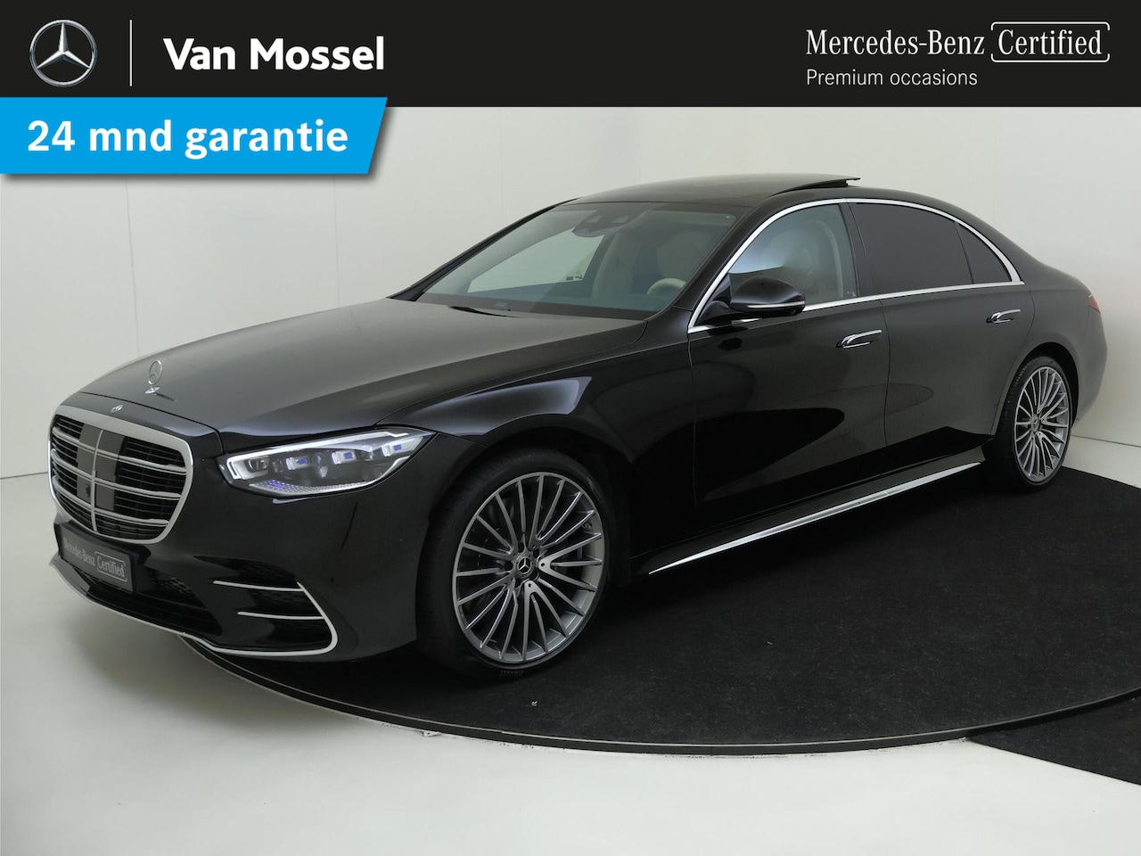 Mercedes-Benz S-klasse - 580 4MATIC Lang AMG Line V8/ Panoramadak/ 21 inch/ First Class/ Achterasbesturing/ Aug. Re - AutoWereld.nl