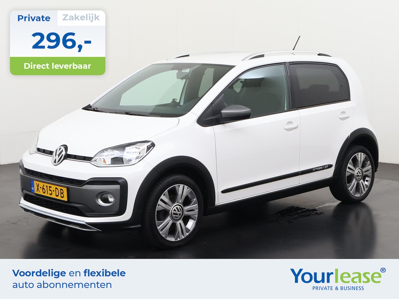 Volkswagen Up! - 1.0 BMT Cross up! | All-in 296,- Private Lease | Direct uit voorraad - AutoWereld.nl