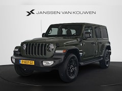 Jeep Wrangler Unlimited - 4xe 380 Sahara NL Auto Leder Stoel-Stuurverwarming