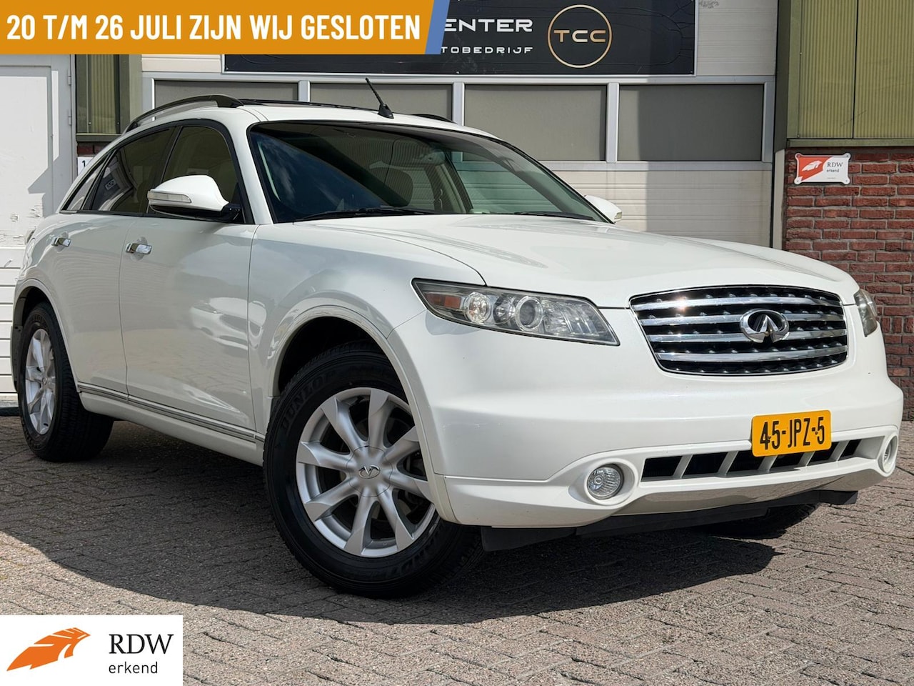 Infiniti FX - 35 AWD/SCHUIFD/PARKS/LEER/STOELV/CRUISE/APK - AutoWereld.nl