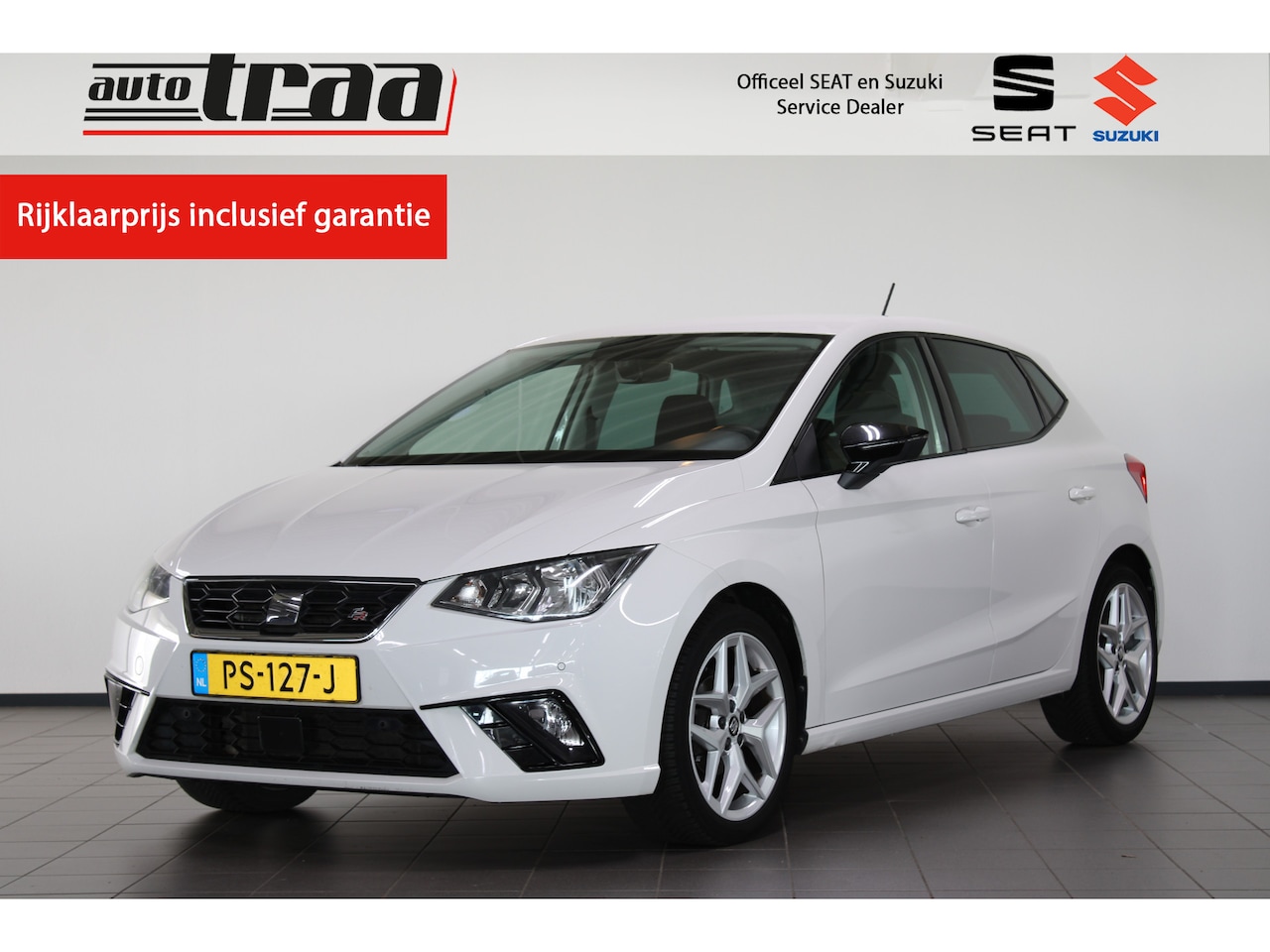 SEAT Ibiza - 1.0 TSI FR Business Intense / Camera / Carplay / Ambiance verlichting / Adaptieve Cruise c - AutoWereld.nl