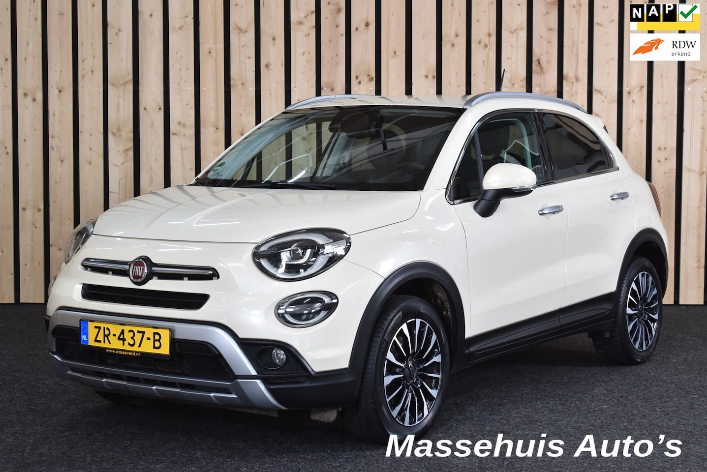 Fiat 500 X Cross - 1.3 GSE City Cross 129 dkm. Automaat NL Auto Clima Keyless Cruise Navi + Nwe APK - AutoWereld.nl