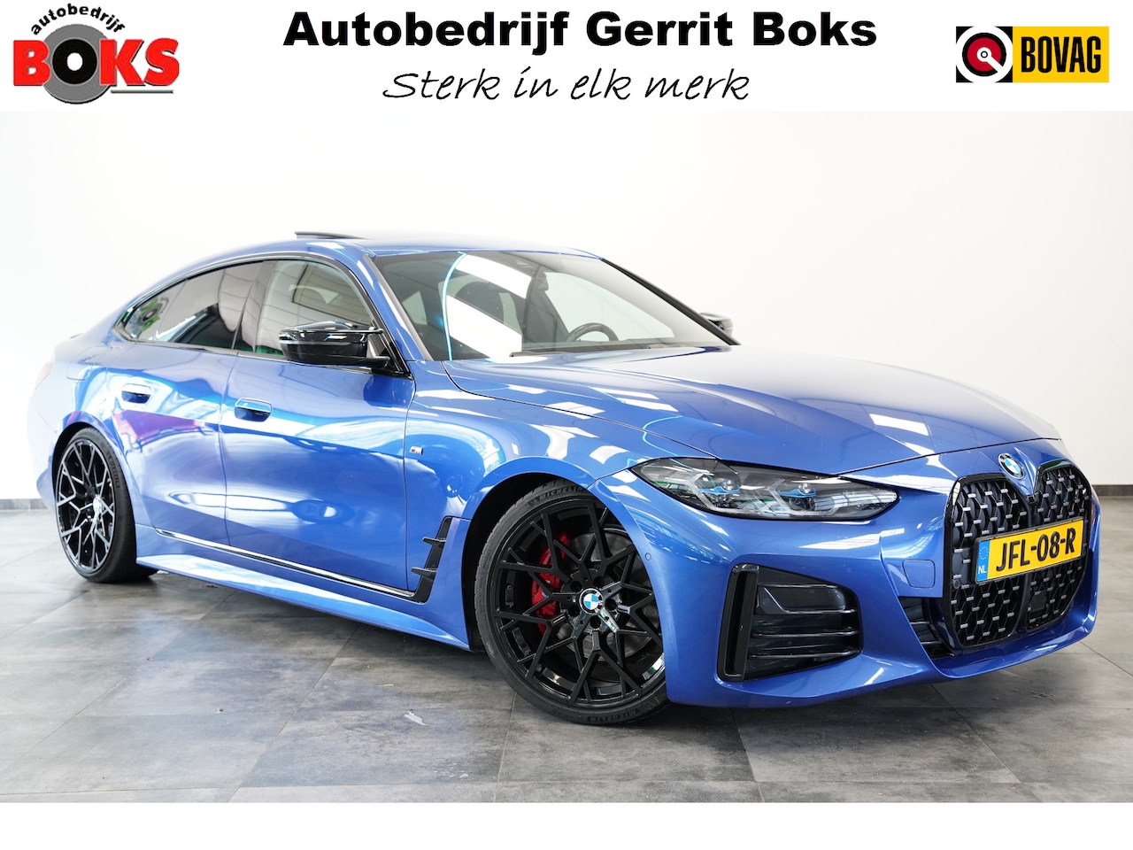 BMW 4-serie Gran Coupé - M440i xDrive High Executive ACC Opendak Wide Screen Head-up H&K Trekhaak Carbon Laser Ligh - AutoWereld.nl