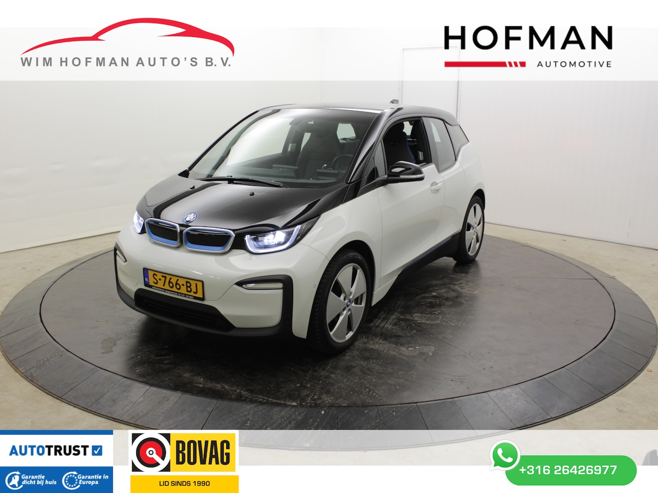 BMW i3 - Executive 120Ah SOH 100% 42 kWh Warmtepomp CCS Snel lader Camera Stoelver. Navi - AutoWereld.nl