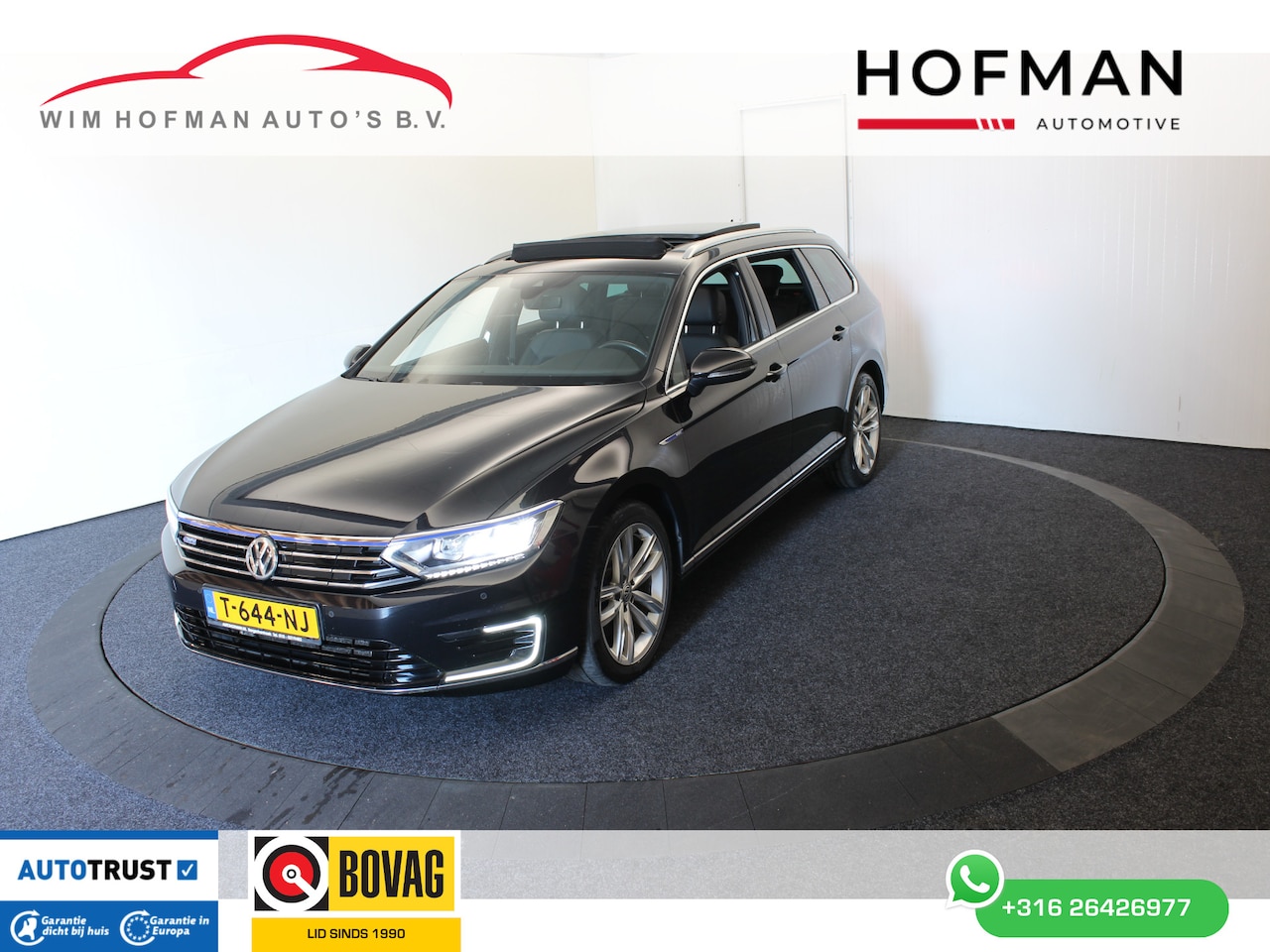 Volkswagen Passat Variant - GTE Pano Zwarte hemel Groot Navi EL Aklep Leder - AutoWereld.nl