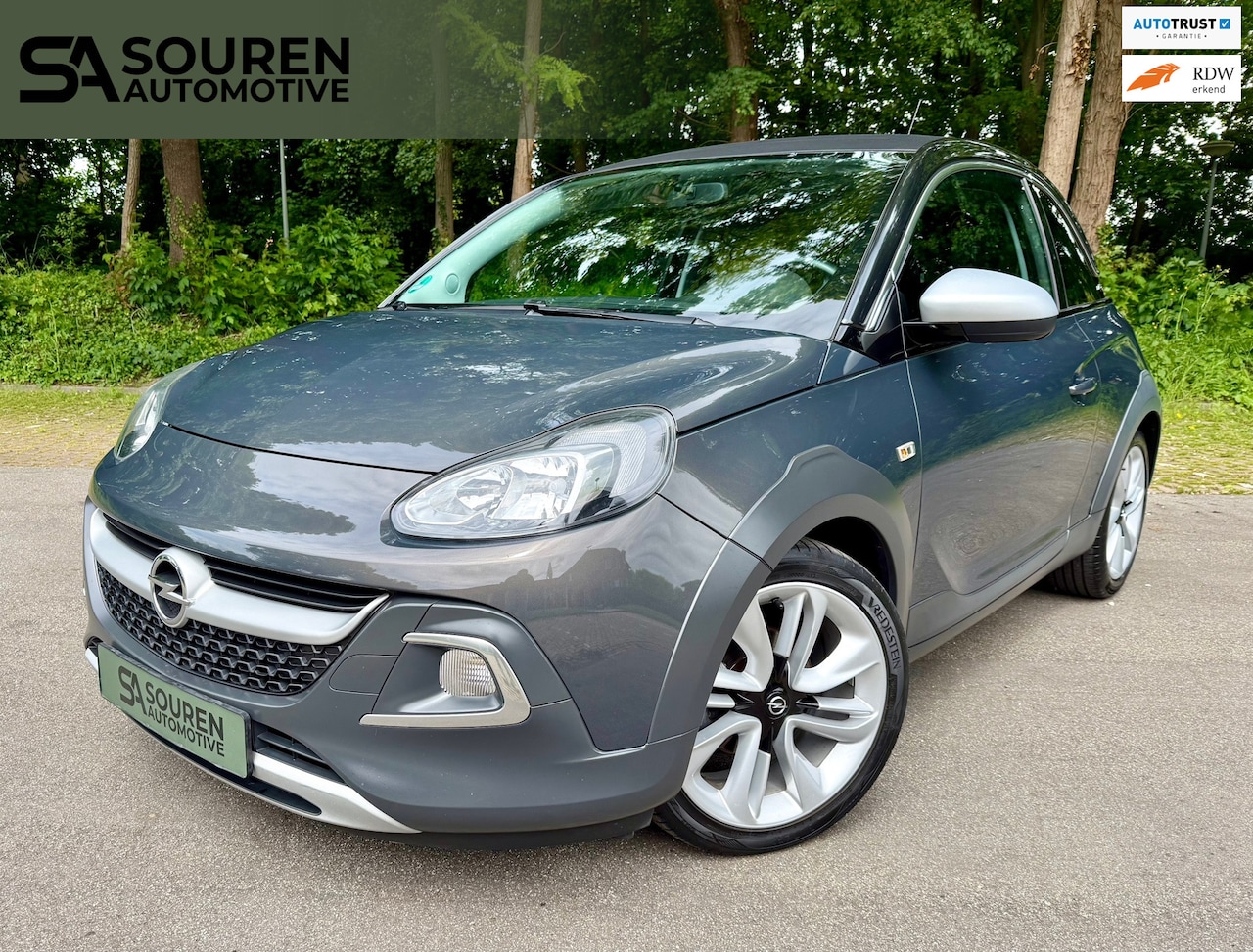 Opel ADAM - 1.0 Turbo Rocks / Opendak-Cabrio / Airco / Cruise / Bluetooth / Alu Velgen - AutoWereld.nl