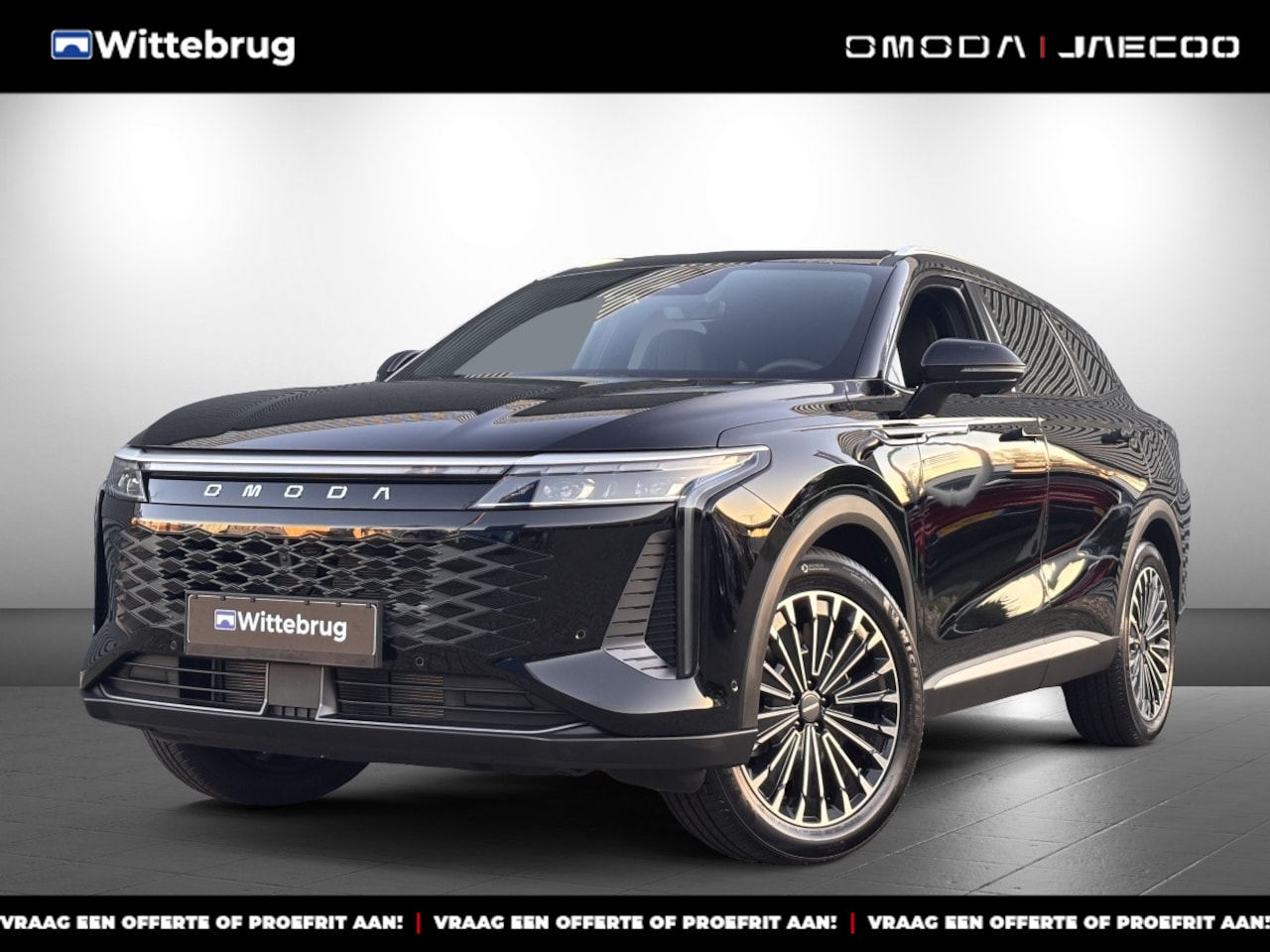 Omoda 9 - SHS Premium Plug-In Hybride Automaat met 1100 km Range, Lederen bekleding, Elektrsiche sto - AutoWereld.nl