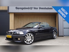 BMW M3 - 3-Serie Cabrio E46 3.2 S54 Handgeschakeld Leder H&K 19inch LM Xenon *Carbon schwarz* NL Au