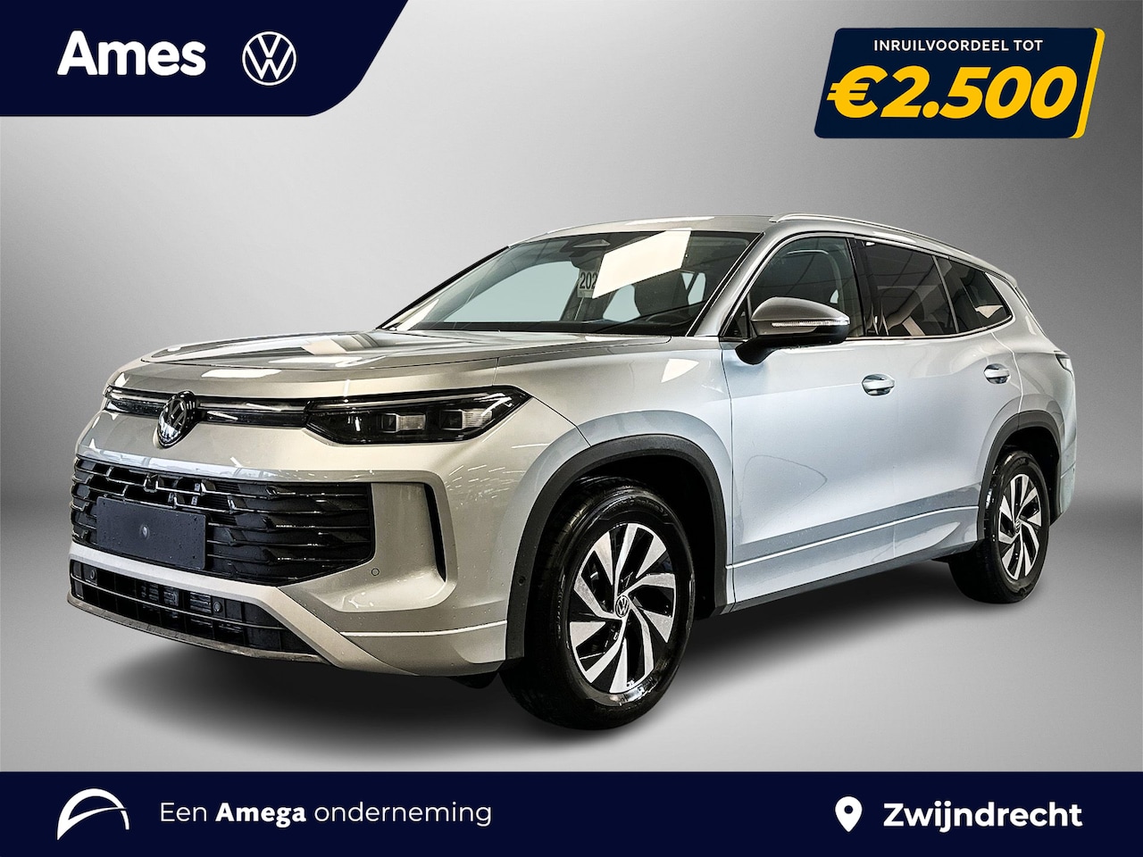 Volkswagen Tayron - 1.5 150pk eTSI Life Edition 7p. Derde zitrij | 360 graden camera 'Area View'  | Verwarmbar - AutoWereld.nl