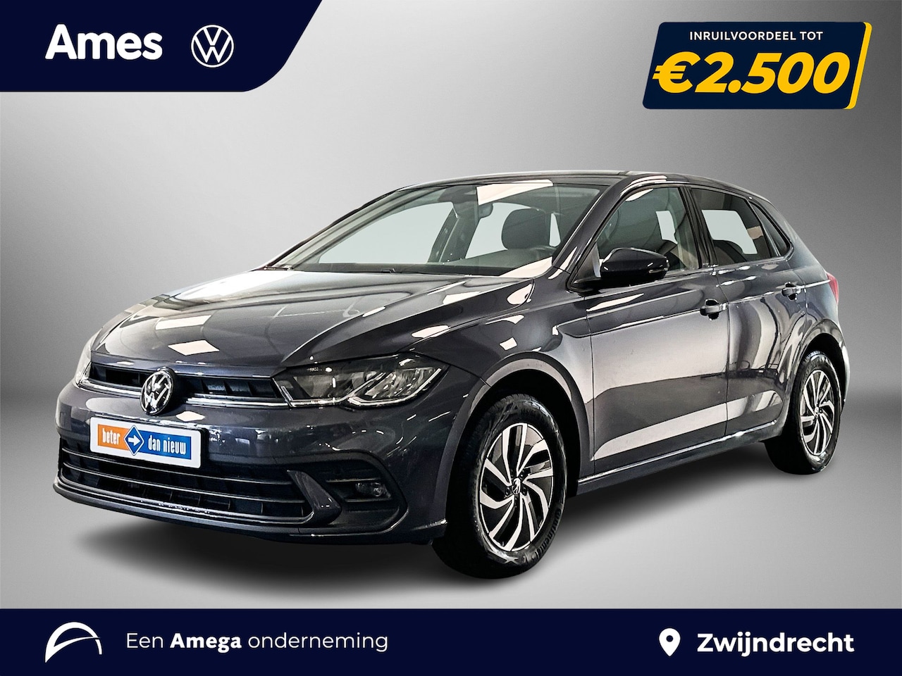 Volkswagen Polo - 1.0 95pk TSI Life Edition Achteruitrijcamera (Rear View) | Parkeersensoren voor en achter - AutoWereld.nl