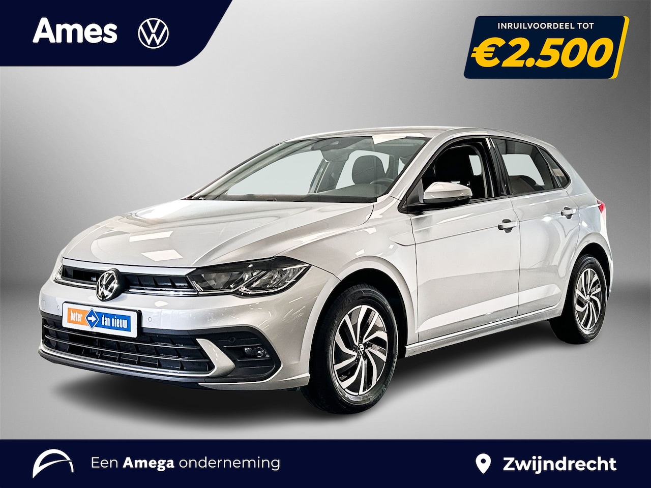 Volkswagen Polo - 1.0 95pk TSI Life Edition Regensensor | Parkeersensoren voor en achter | Noodremassistent - AutoWereld.nl