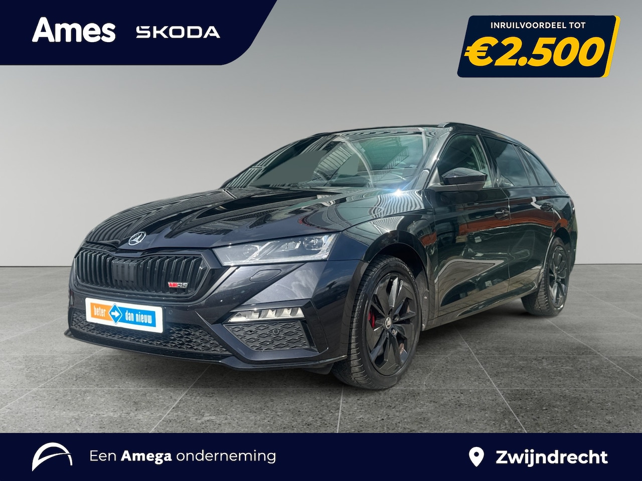 Skoda Octavia Combi - 1.4 245pk TSI RS iV PHEV Business Sunset (extra donker getinte ramen achter) | Adaptive Cr - AutoWereld.nl