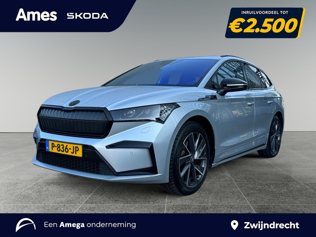 Skoda Enyaq iV - 60 180pk Sportline Achteruitrijcamera | Parkeersensoren voor en achter | Cruise control - AutoWereld.nl