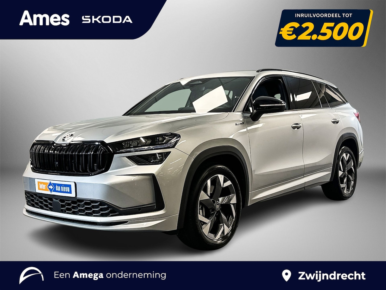 Skoda Kodiaq - 1.5 150pk TSI MHEV Sportline Business 7p Achteruitrijcamera | Adaptive Lane Assist | Derde - AutoWereld.nl