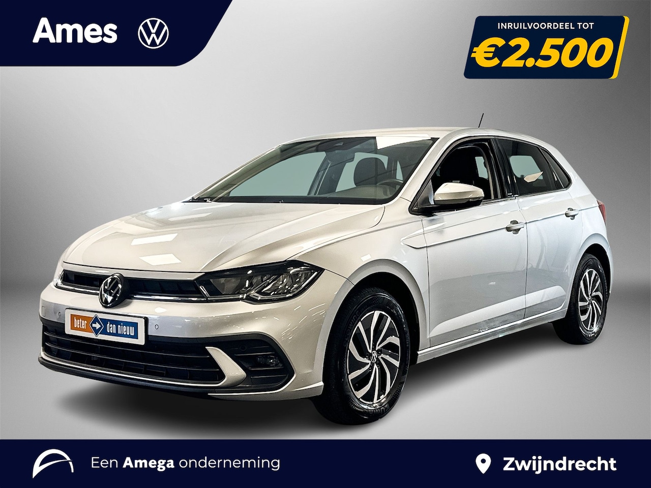 Volkswagen Polo - 1.0 95pk TSI Life Edition Licht en Zicht Pakket | Voorstoelen verwarmbaar | 'App-Connect' - AutoWereld.nl
