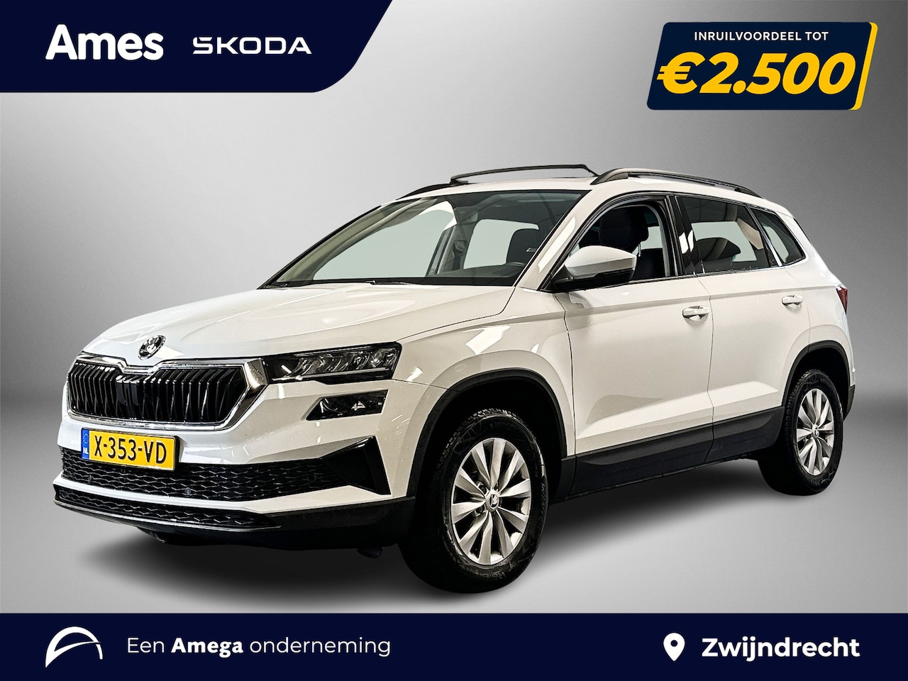 Skoda Karoq - 1.5 150pk TSI ACT Business Edition Panoramadak | Parkeer Pakket | Navigatie Amundsen met - AutoWereld.nl