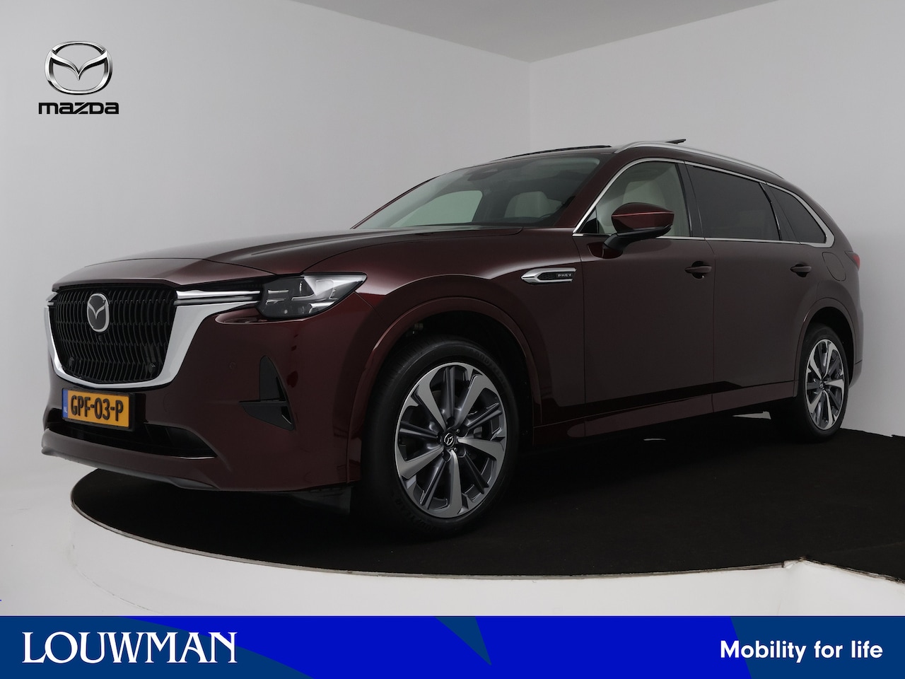 Mazda CX-80 - 2.5 e-SkyActiv PHEV Takumi Plus 6p. | Leder | PANO | - AutoWereld.nl