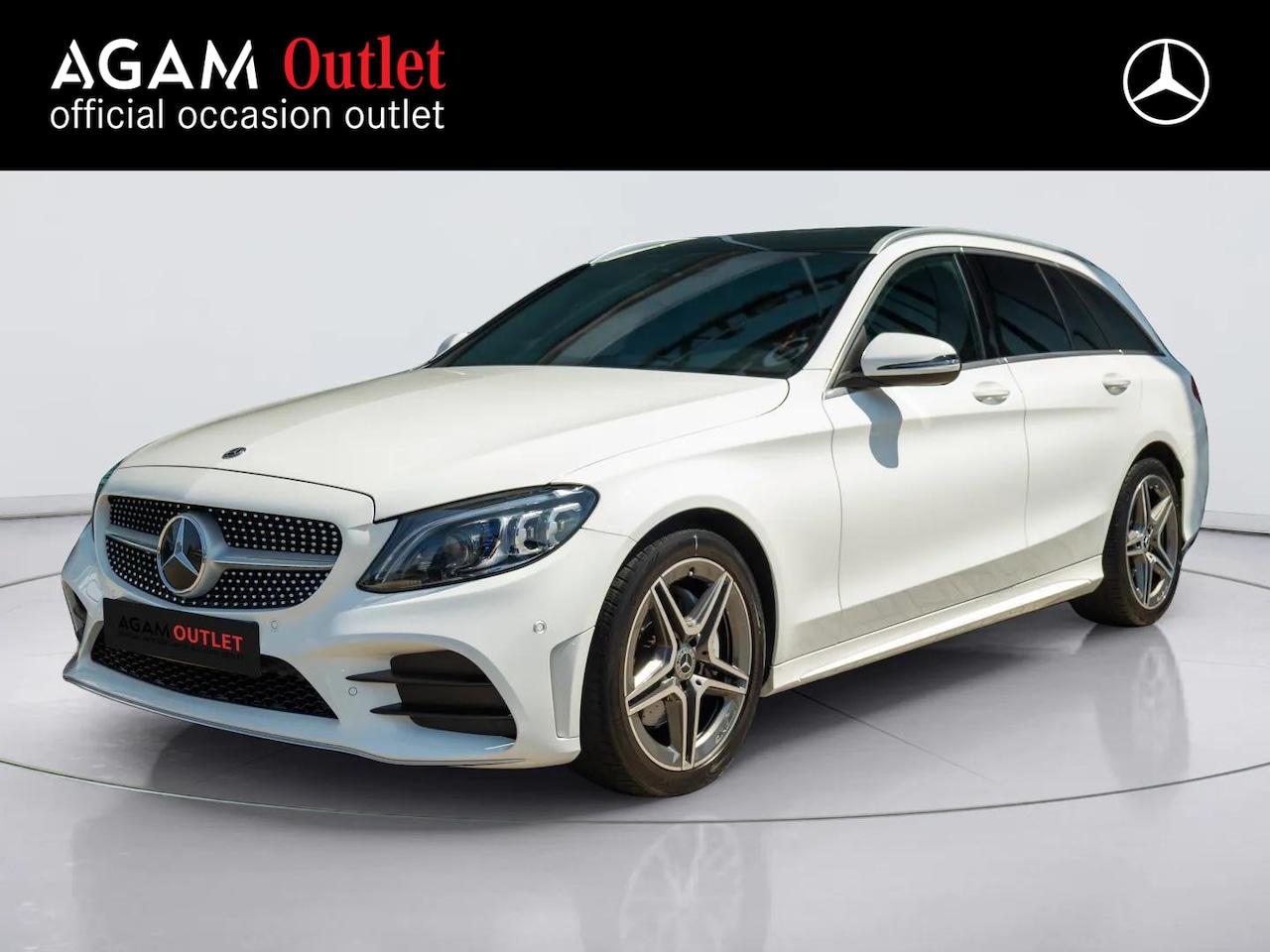 Mercedes-Benz C-klasse Estate - 180 Business Solution AMG | Panorama dak - AutoWereld.nl