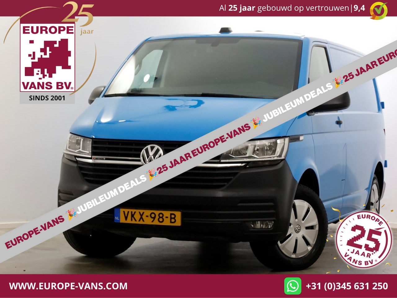 Volkswagen Transporter - T6.1 2.0 TDI 150pk L1H1 DSG-Automaat 4Motion 4x4+Sperdiff. Airco/Navi/Camera 08-2021 - AutoWereld.nl