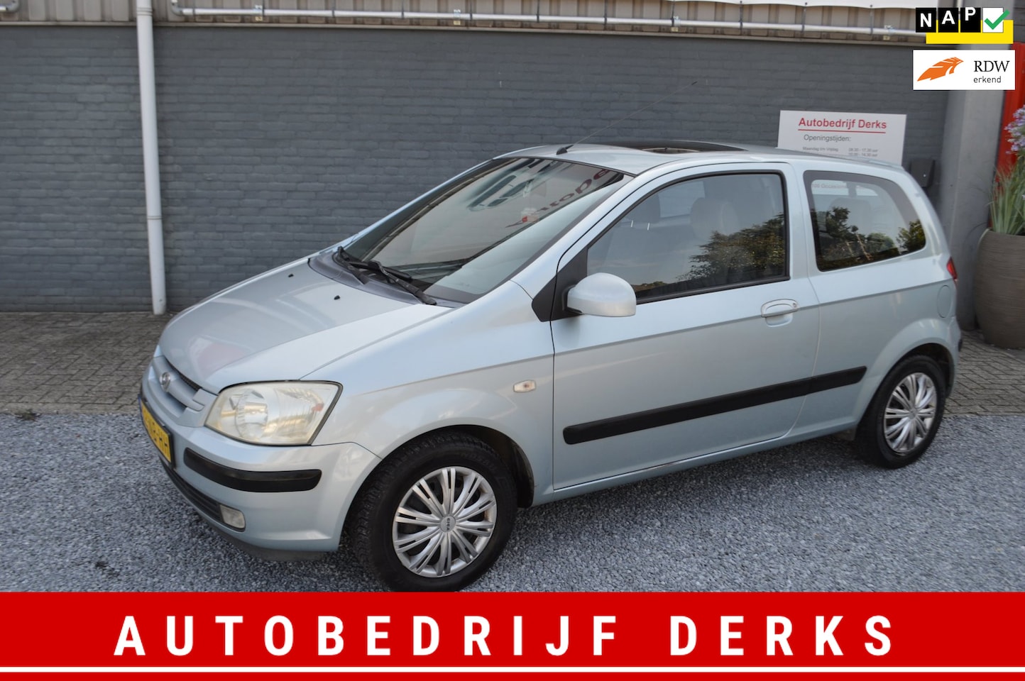 Hyundai Getz - 1.3i GLS Sky Airco Stuurbekrachtiging Jaar APK - AutoWereld.nl