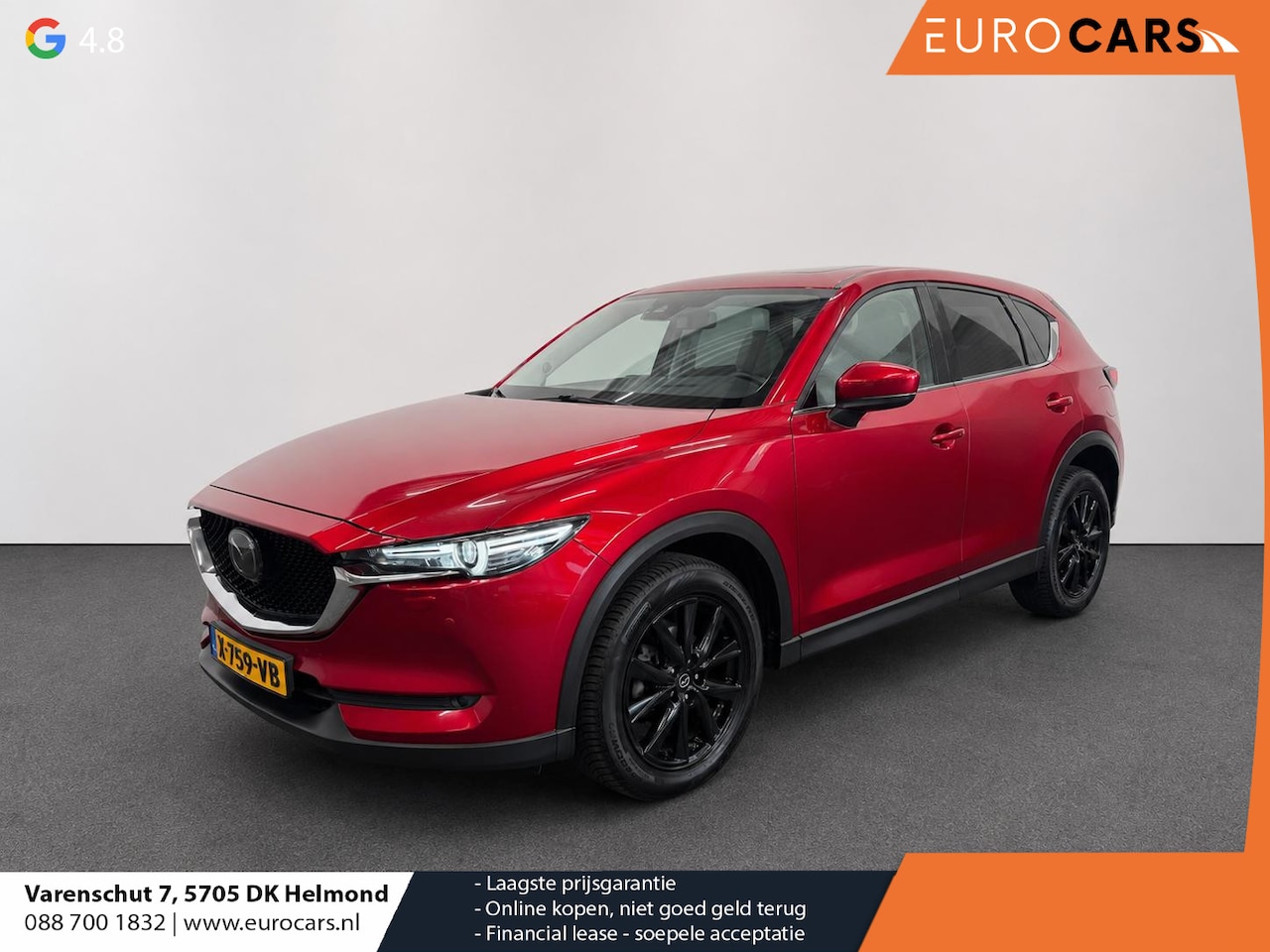 Mazda CX-5 - 2.5 SkyActiv-G 194PK GT-M 4WD Automaat Leder Panoramadak BOSE Soundsystem Adaptive Cruise - AutoWereld.nl