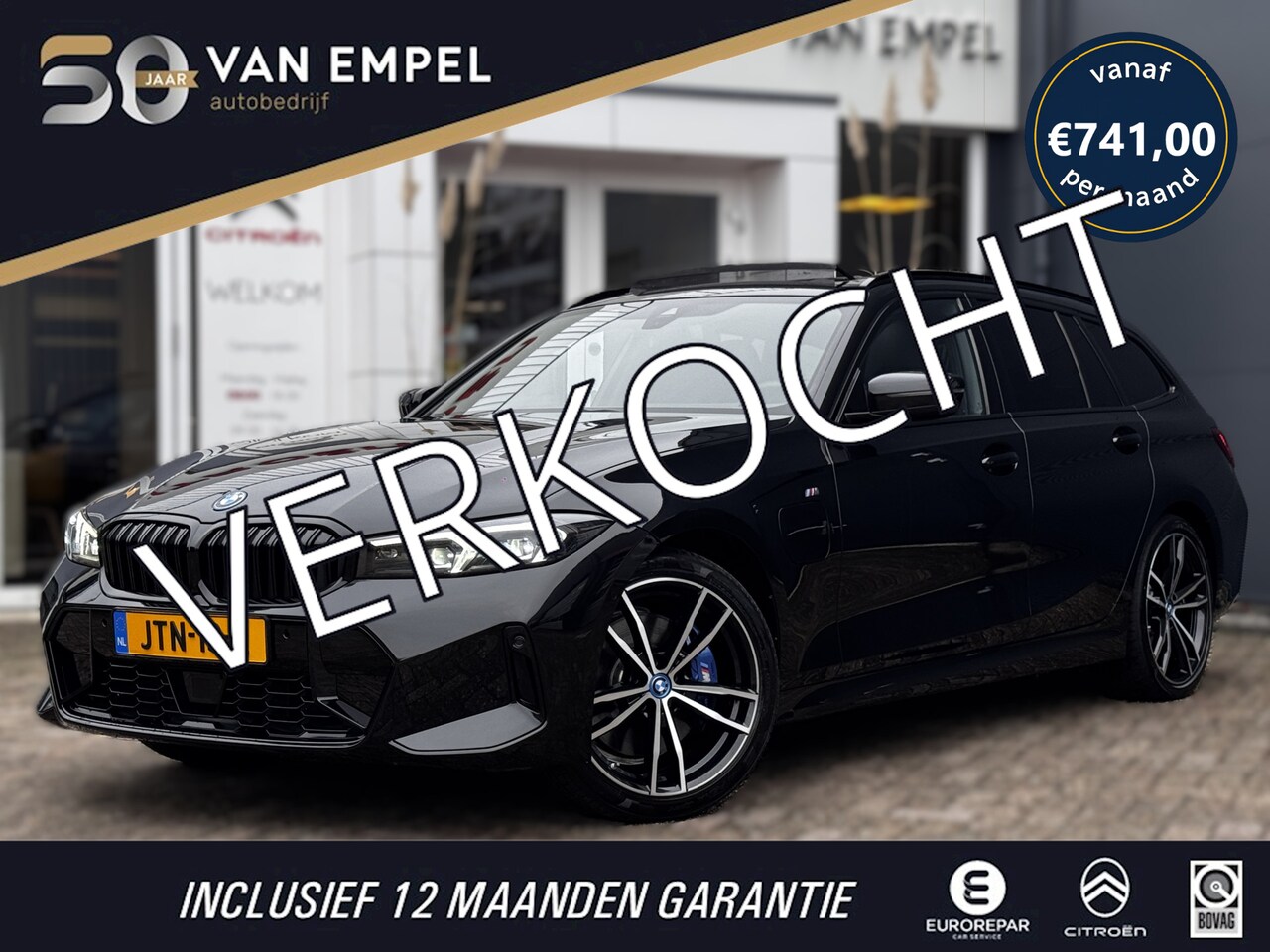 BMW 3-serie Touring - 330e xDrive M-Sport | Pano | 100% SOH | M-Kuipstoelen + Leder + Memory | Laser | HUD | LCI - AutoWereld.nl