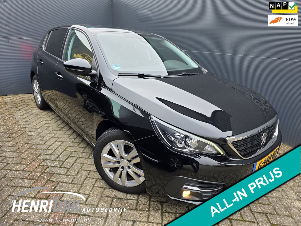 Peugeot 308 - 1.2 PureTech Blue Lease Executive Leder / Pano / Cruise / Navi / DAB / PDC - AutoWereld.nl