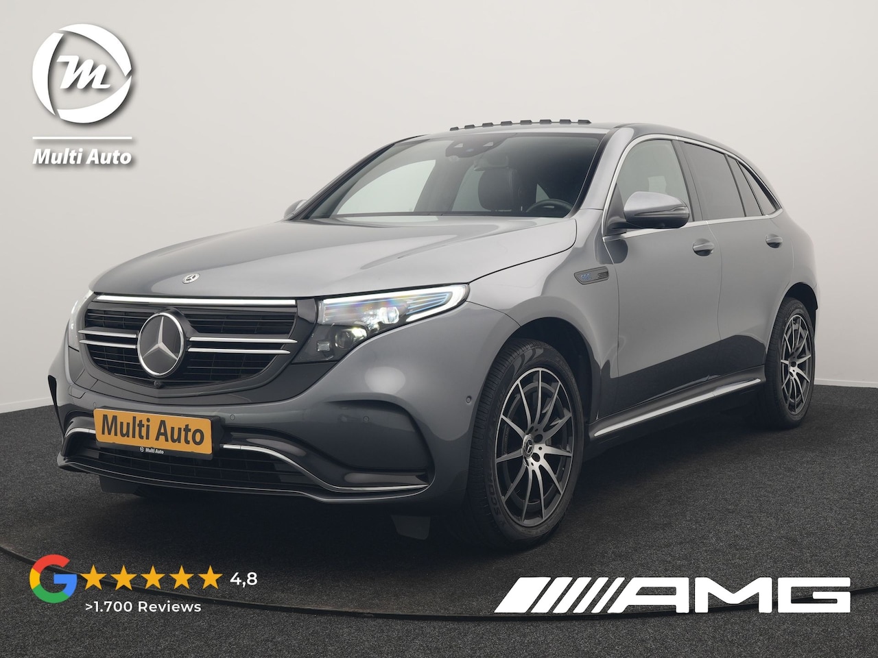 Mercedes-Benz EQC - 400 4MATIC Business Solution AMG 80 kWh 408pk Dealer O.H. | Panodak | Adaptive Cruise | He - AutoWereld.nl
